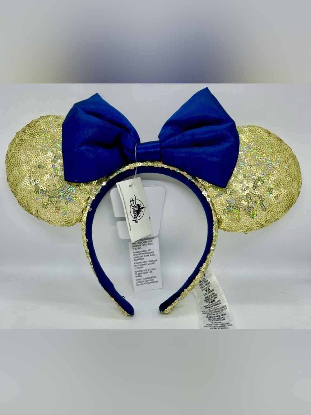 Walt Disney World Minnie Mouse 50th Anniversary Earidescent Ears Headband, NWT.